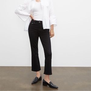 Club Monaco Black Flare Jeans